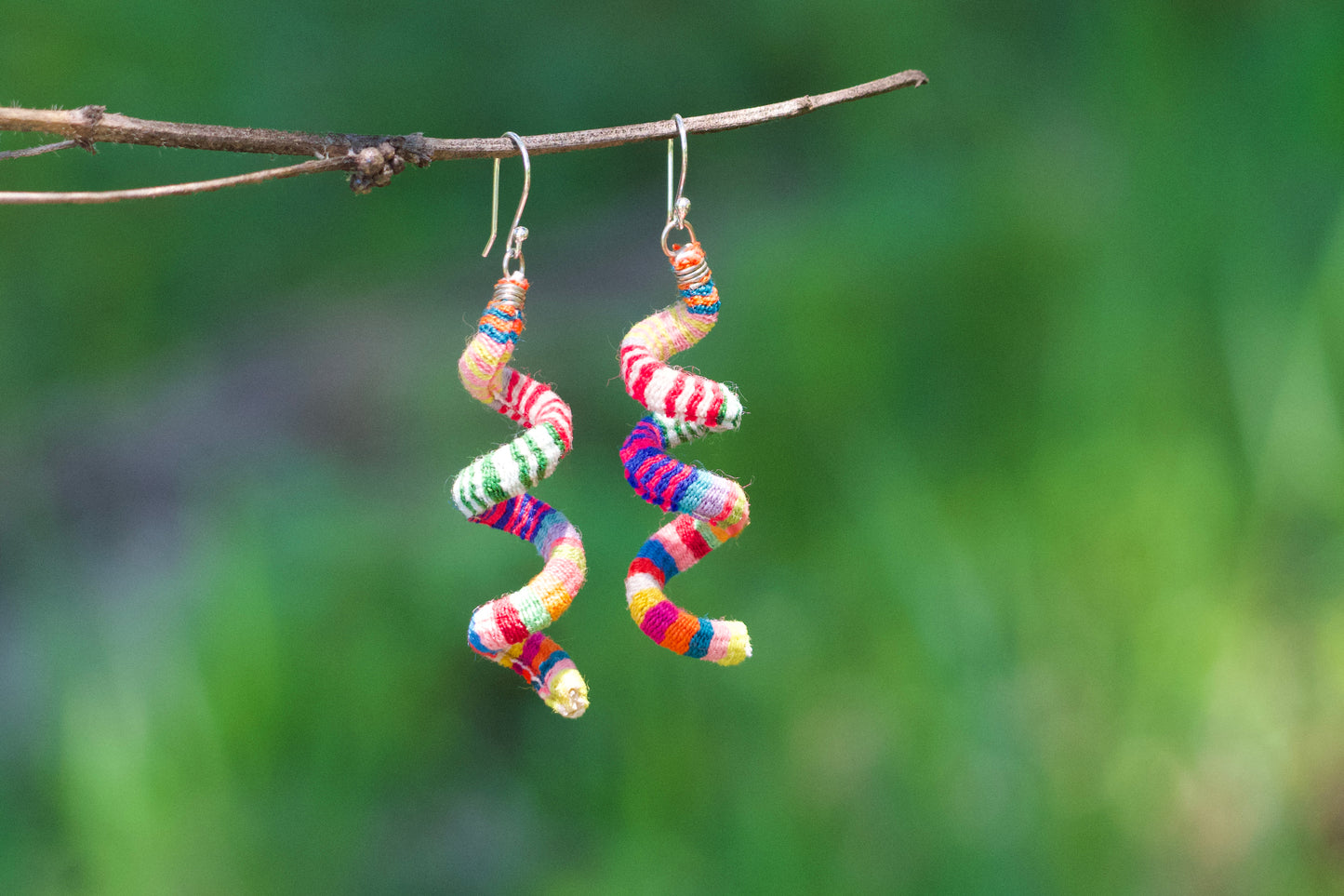 Kusi - Dangle Textile Earrings