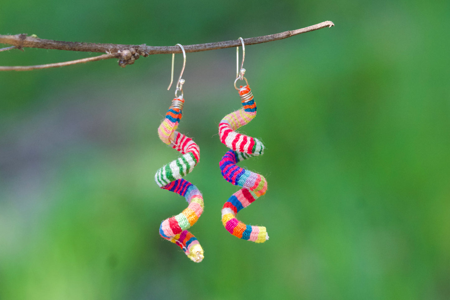 Kusi - Dangle Textile Earrings