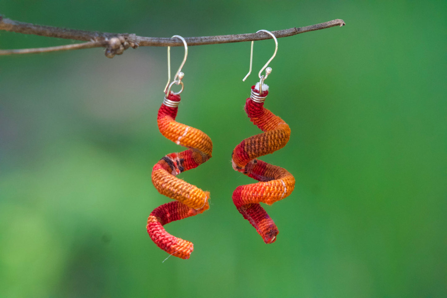 Kusi - Dangle Textile Earrings