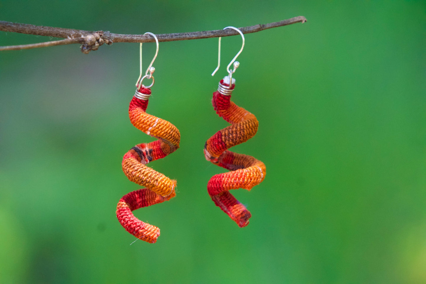 Kusi - Dangle Textile Earrings