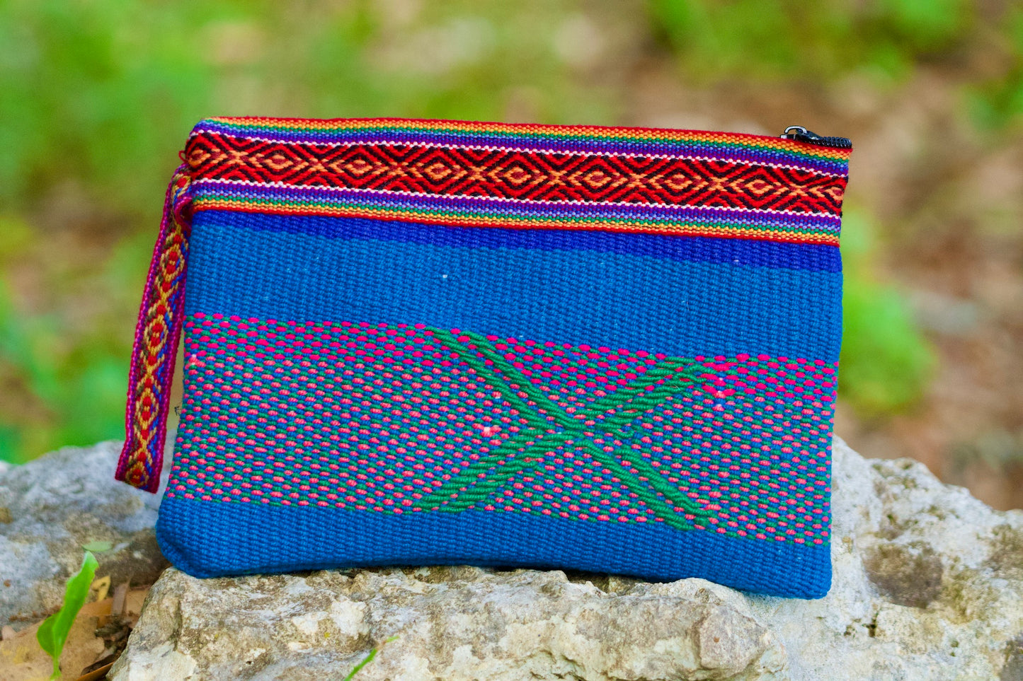 Riku - Zip Pouch - Hand Woven